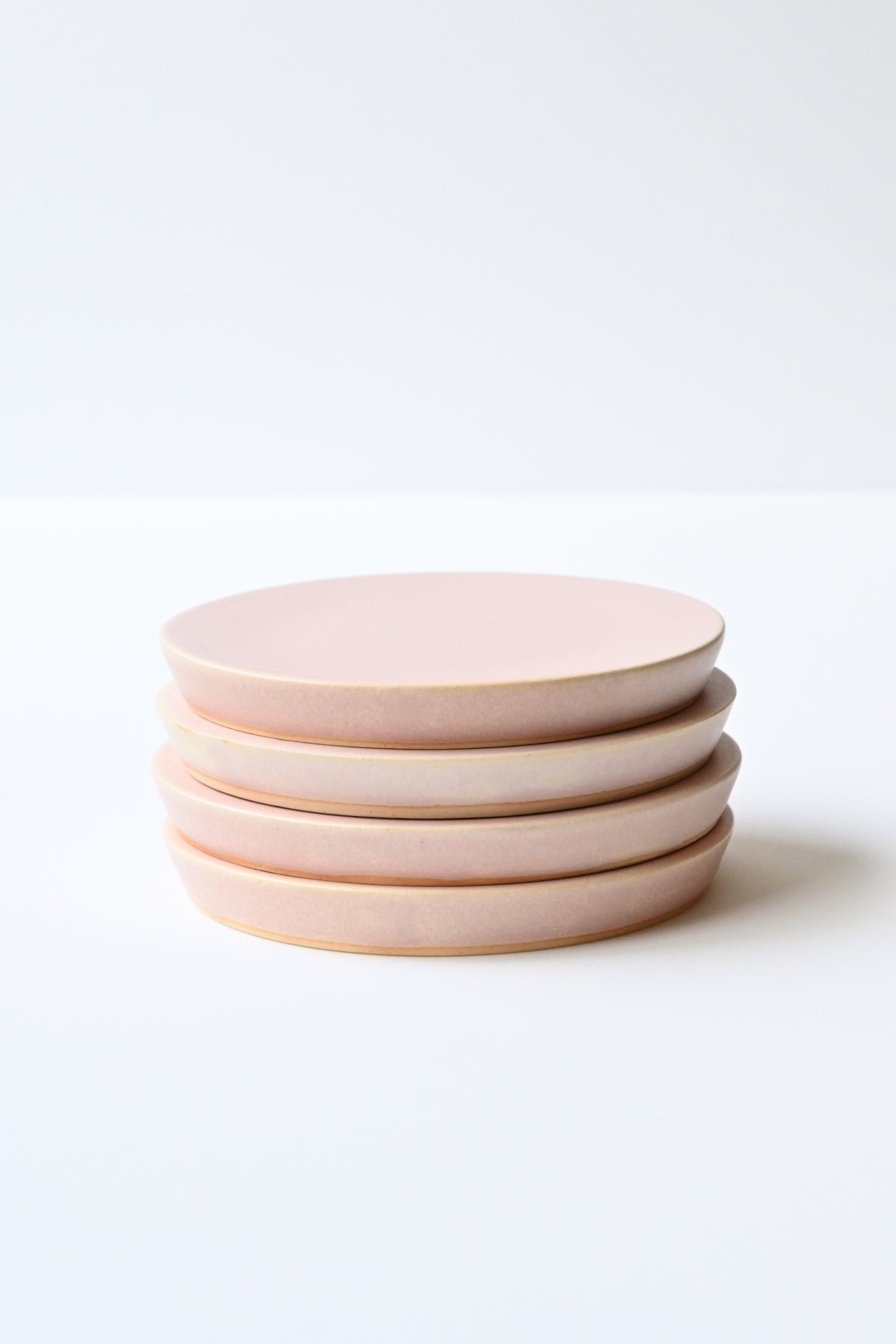 Flat plate / dessert size S / pink