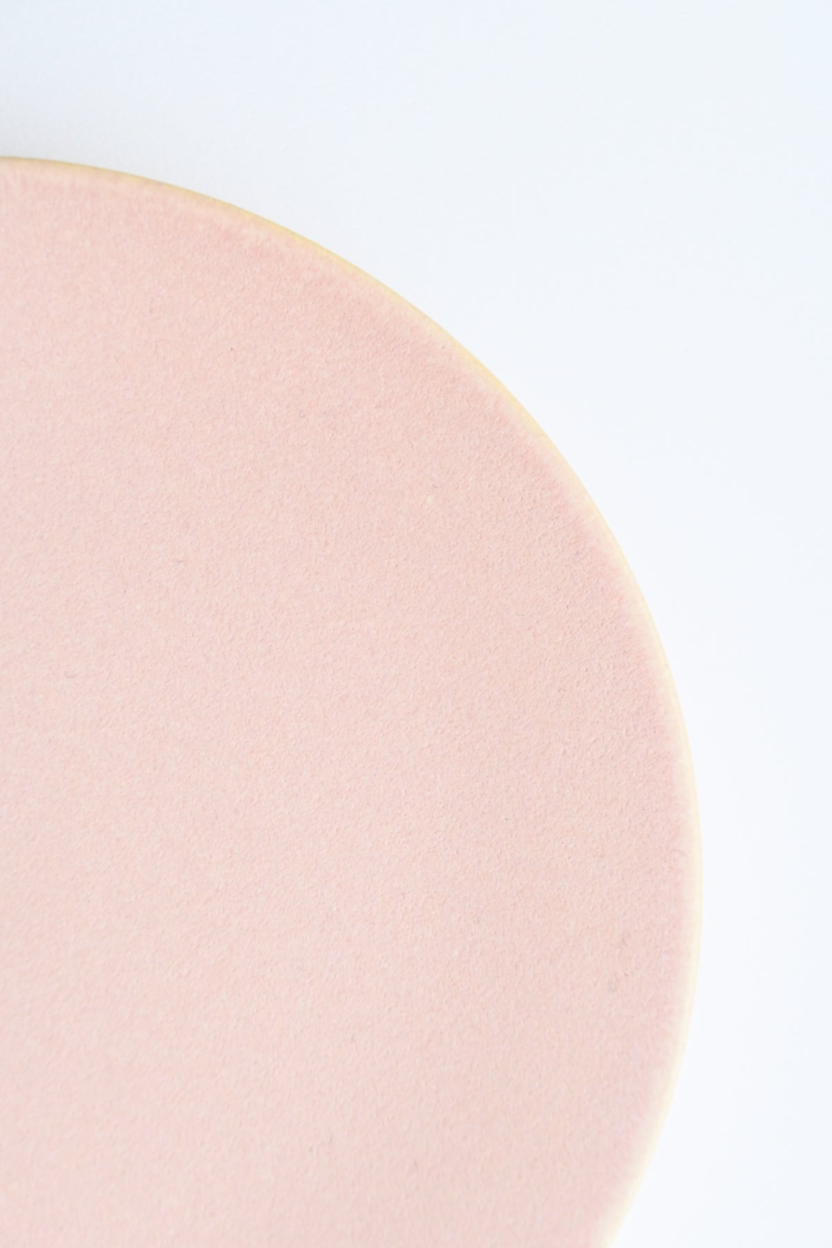 Flat plate / dessert size S / pink