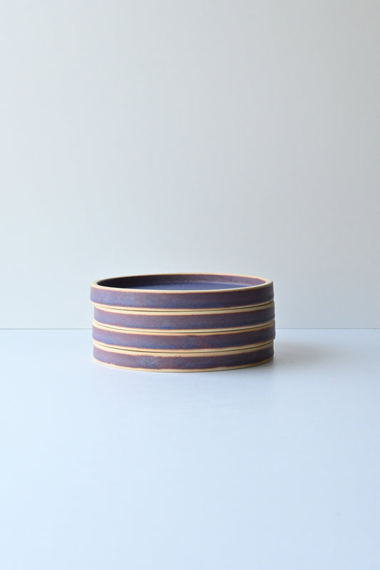 Flat plate / tarte size M / purple