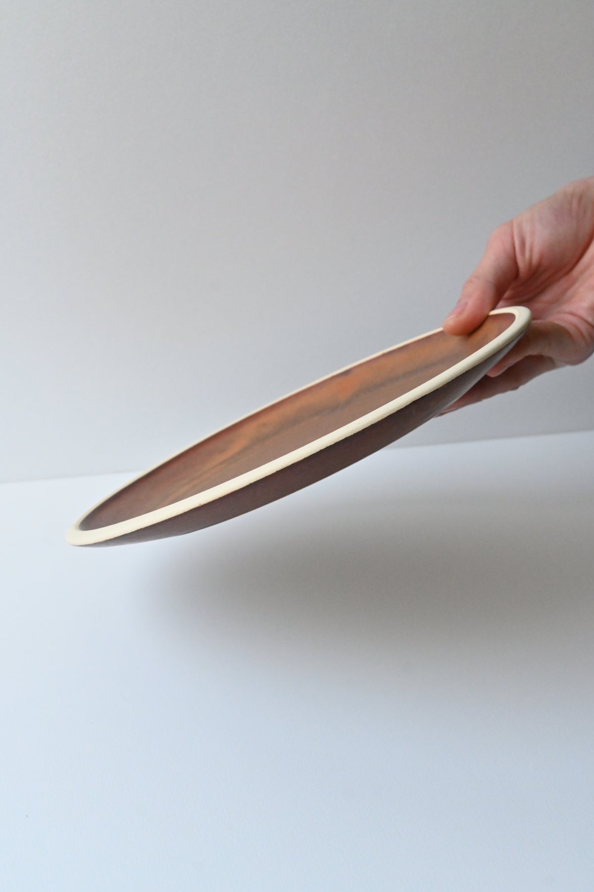 round plate / 2622803redbrown