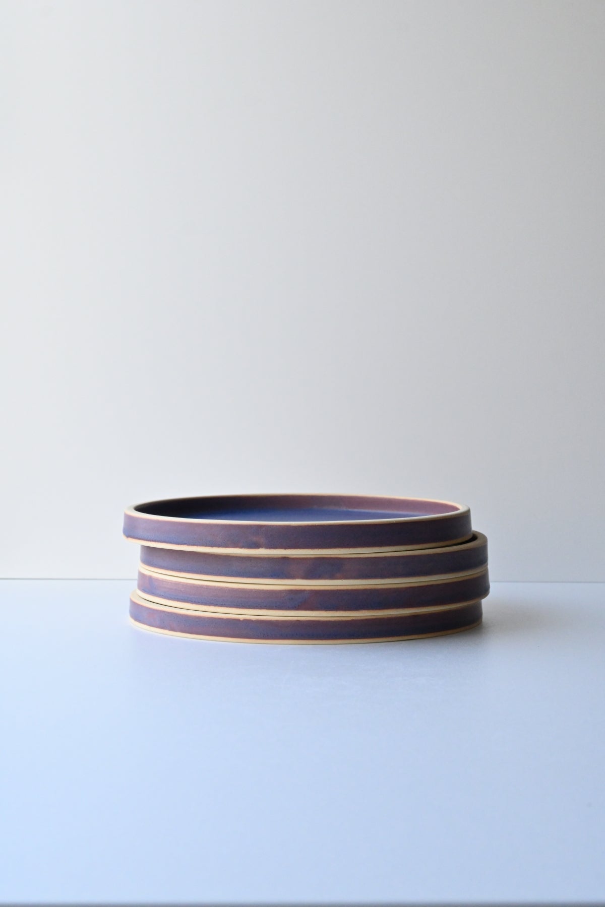 Flat plate / tarte size L / purple
