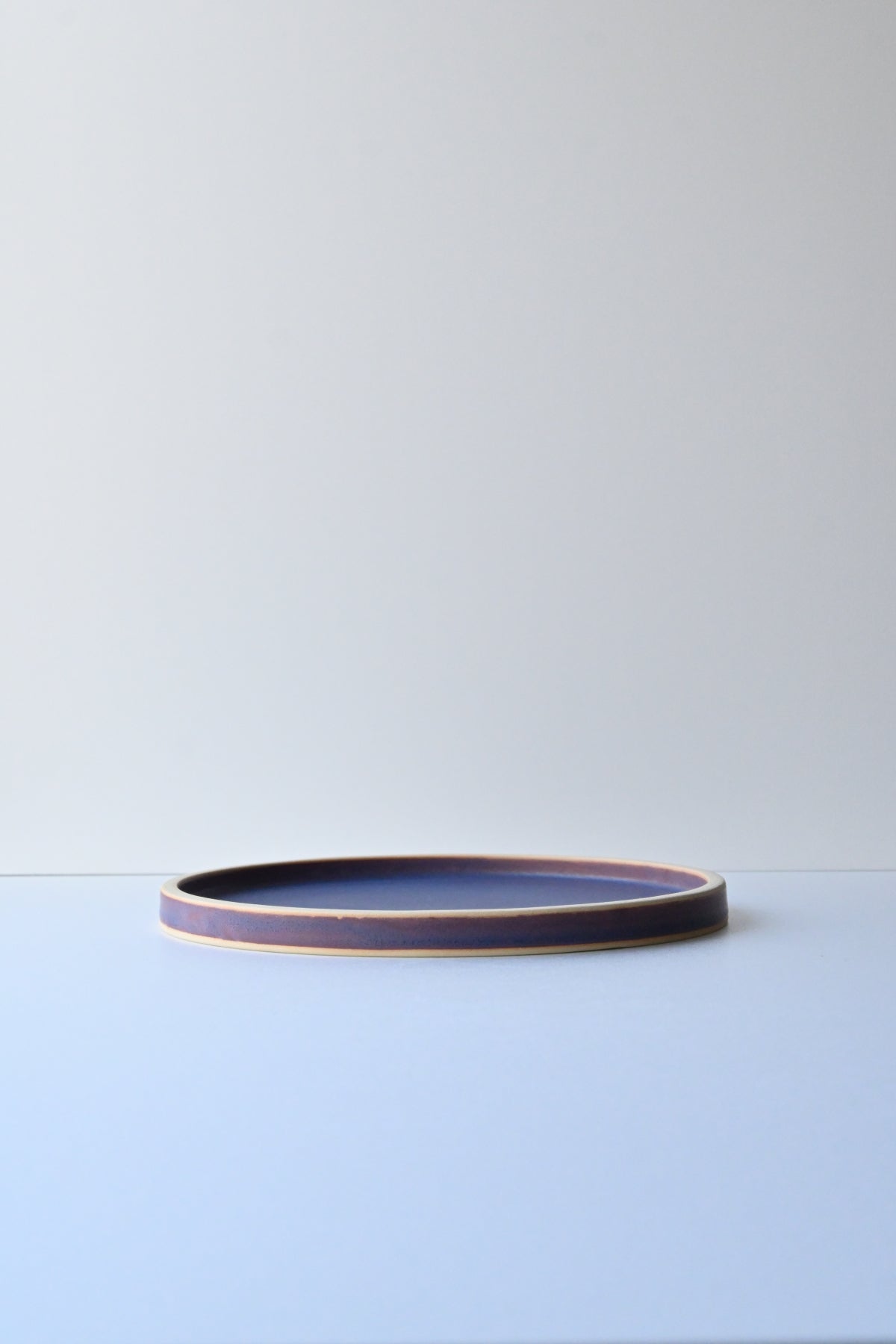 Flat plate / tarte size L / purple