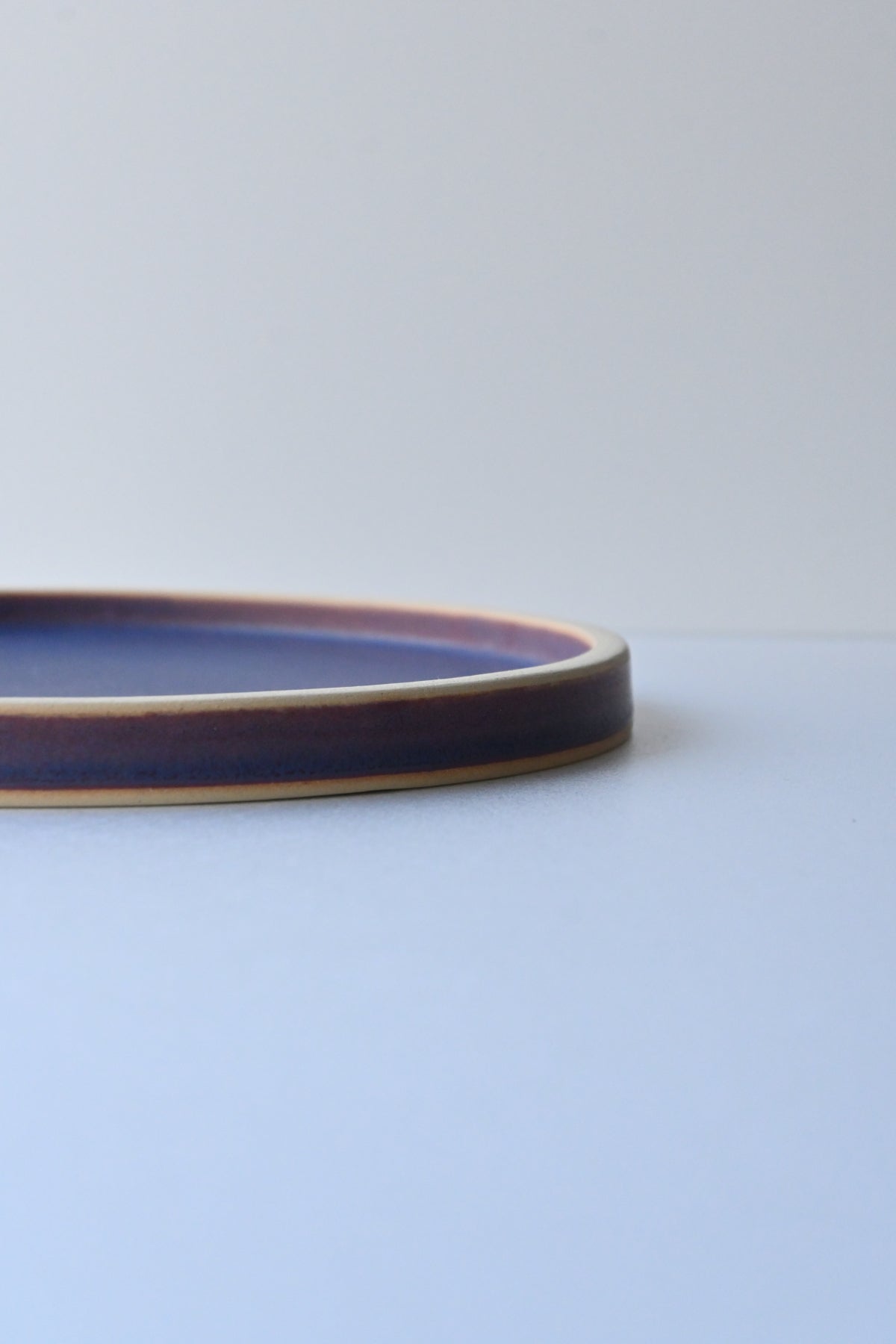 Flat plate / tarte size L / purple