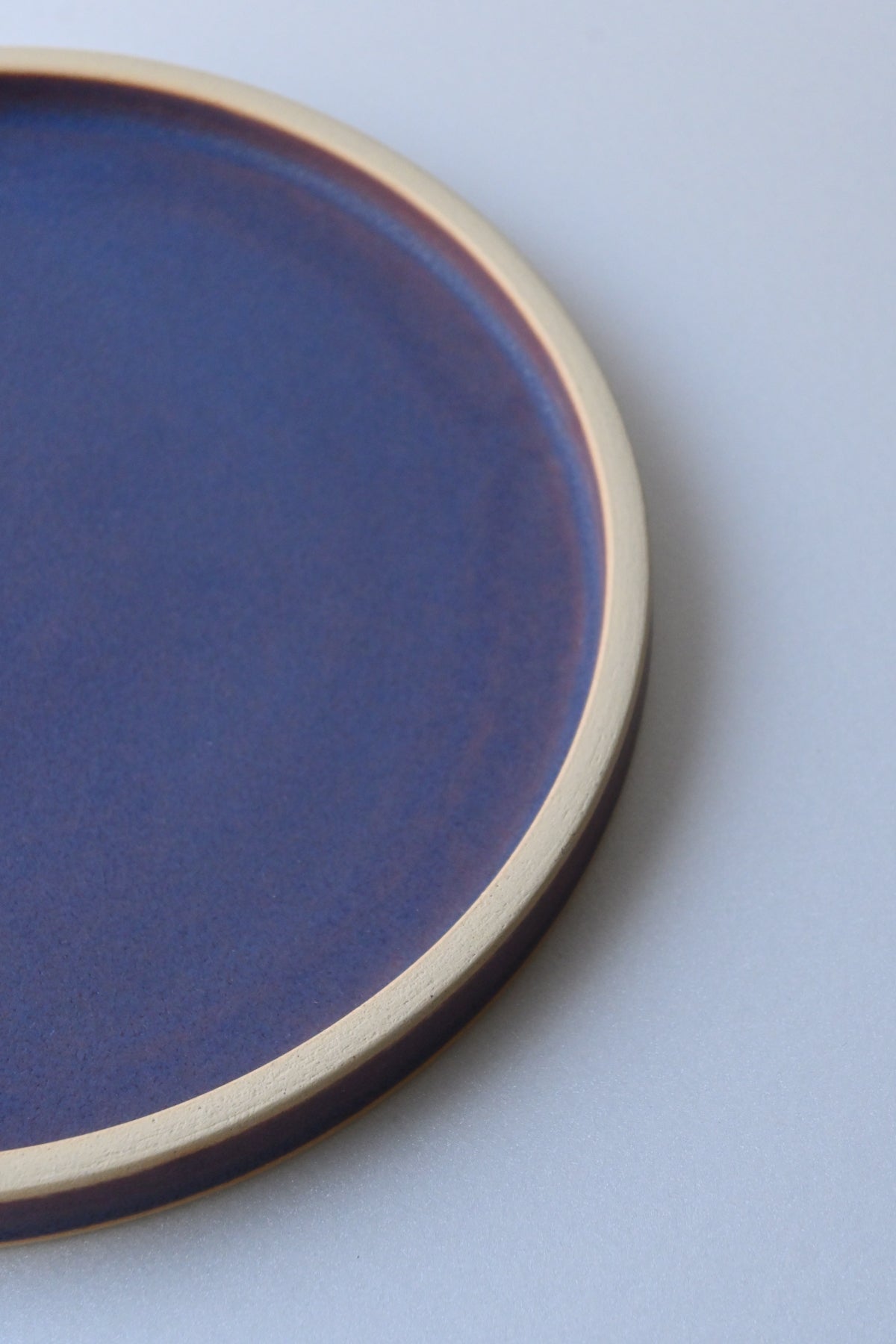 Flat plate / tarte size L / purple