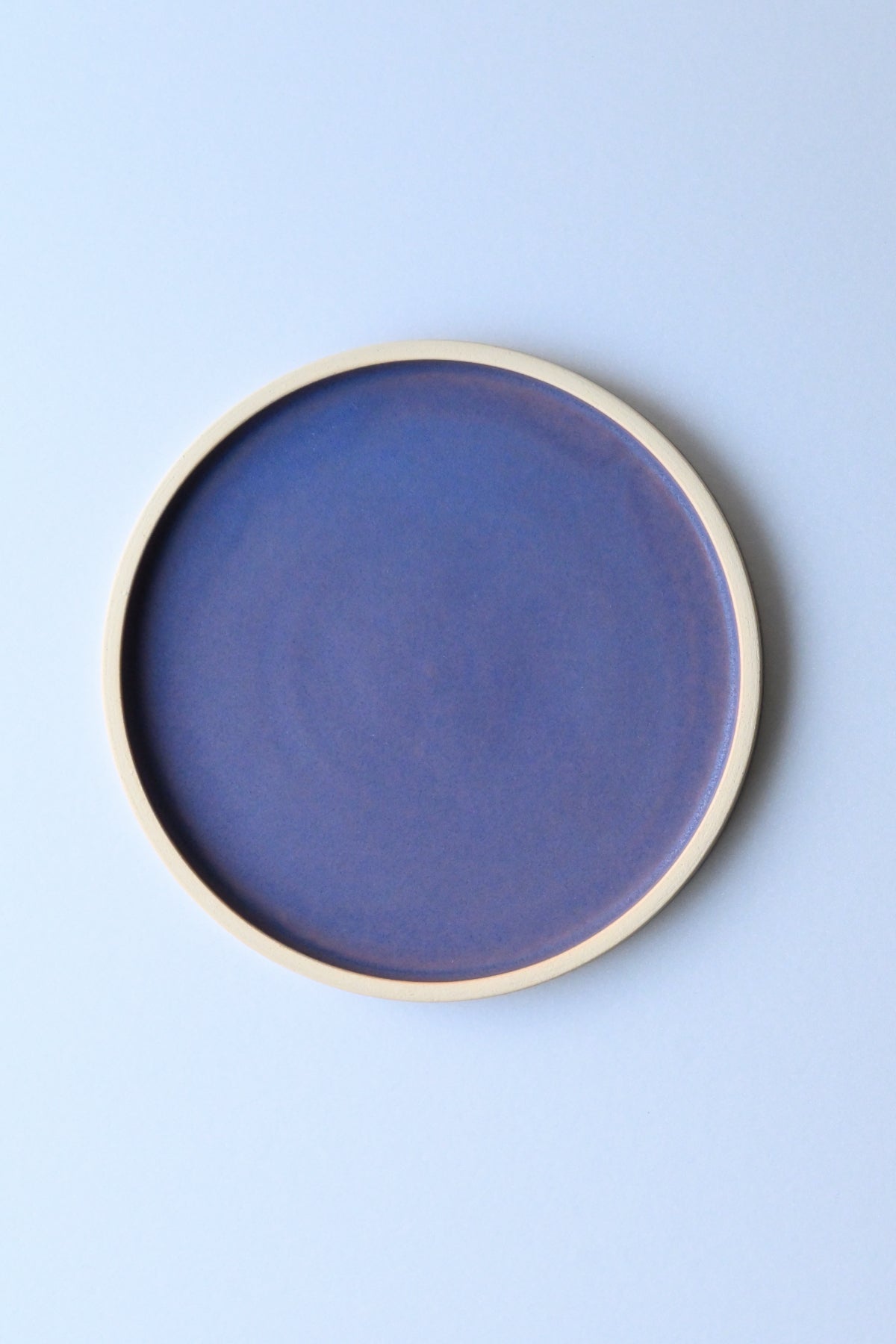 Flat plate / tarte size L / purple