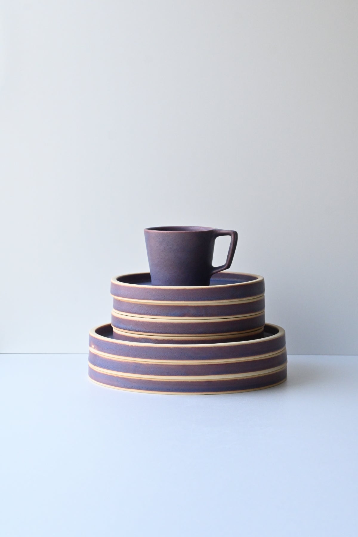 Flat plate / tarte size M / purple
