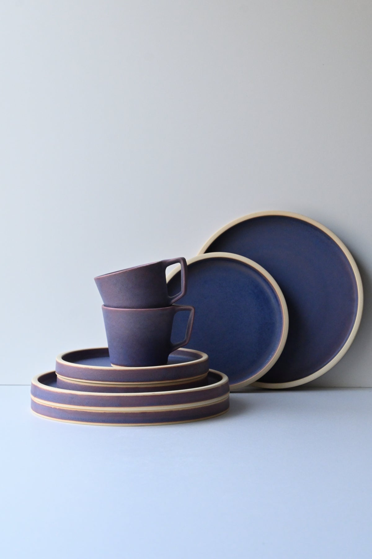 Flat plate / tarte size L / purple