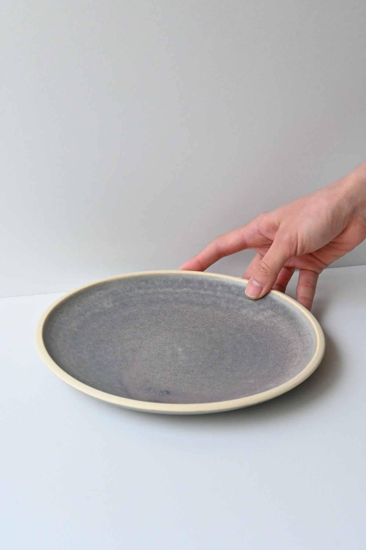 round plate / 2622801bluegray
