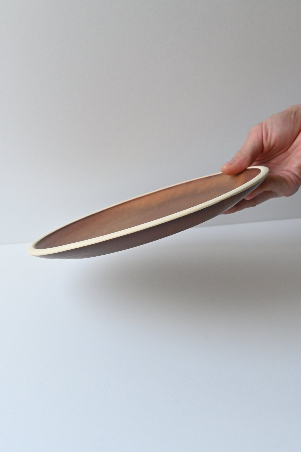 round plate / 2622804redbrown
