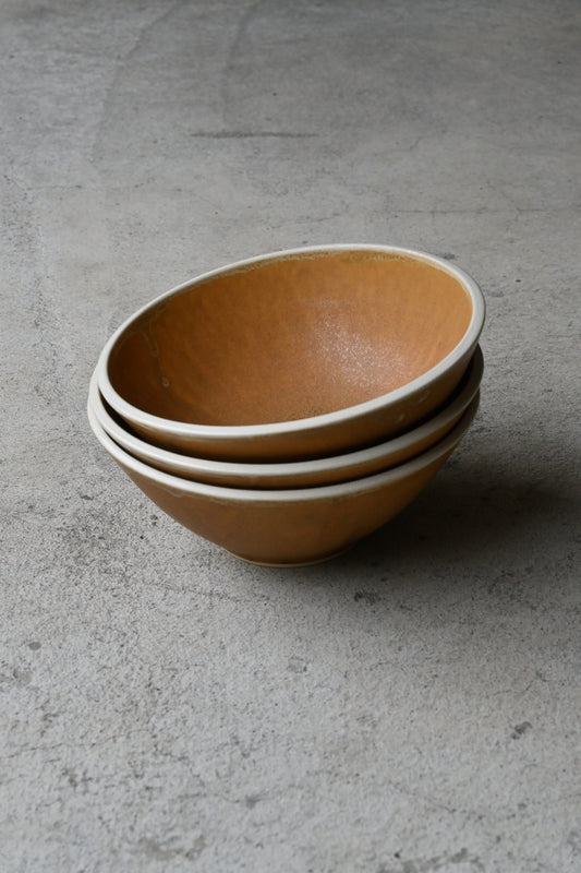 deep bowl/ yellow brown