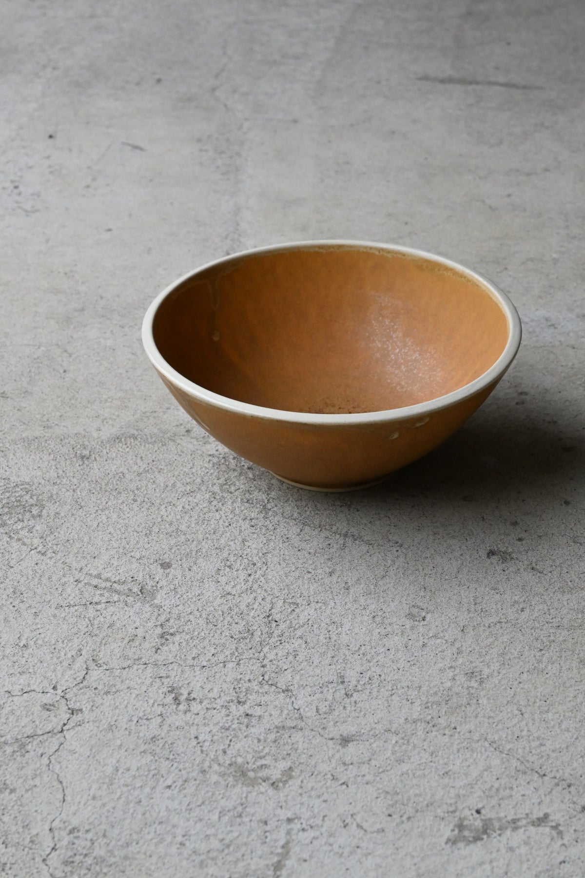 deep bowl/ yellow brown