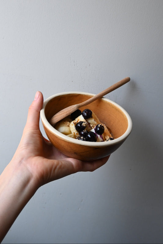 Bowl M / yellow brown